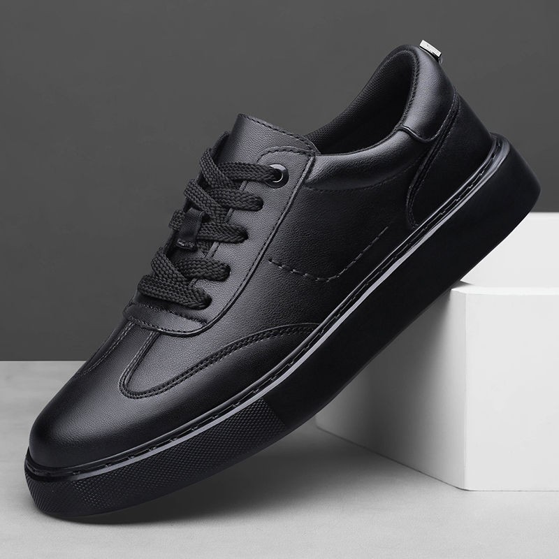 Mesh Top Layering - Scarpe da Skateboard in Vera Pelle