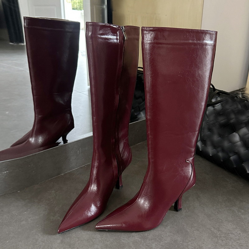 Street Fashion Winter - Liyke Stivali al ginocchio con punta