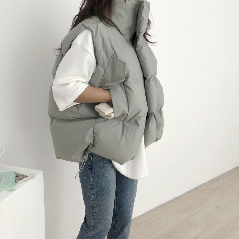 Puffer Vest Padded - Giacca imbottita in cotone da donna