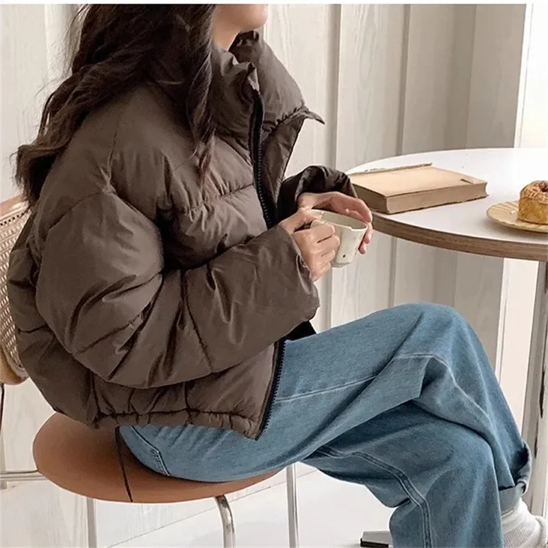Puffer Vest Padded - 2024 nuove donne solido piumino allentato