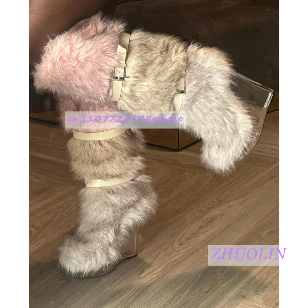 Stivali con zeppa trasparenti  - Street Fashion Winter recensione e prezzo