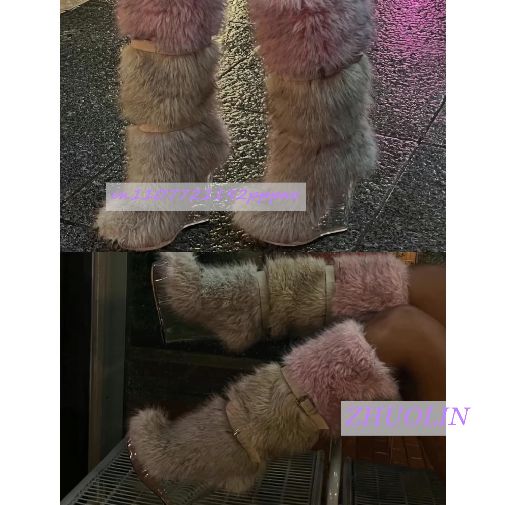 Stivali con zeppa trasparenti  - Street Fashion Winter recensione e prezzo