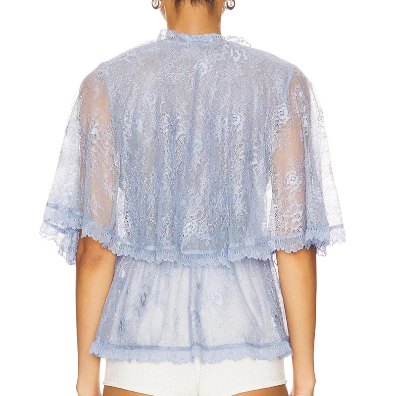 Camicetta Y2K da donna elegant - Mesh Top Layering recensione e prezzo