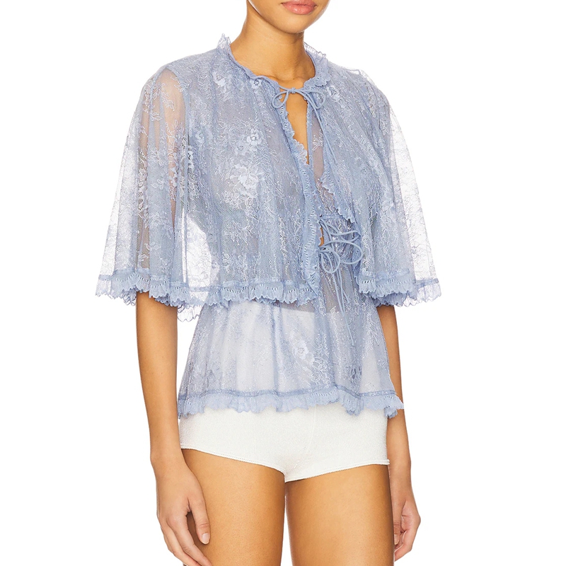 Camicetta Y2K da donna elegant - Mesh Top Layering recensione e prezzo