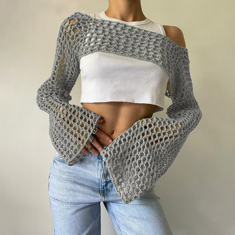 Top corto all'uncinetto a mani - Mesh Top Layering recensione e prezzo