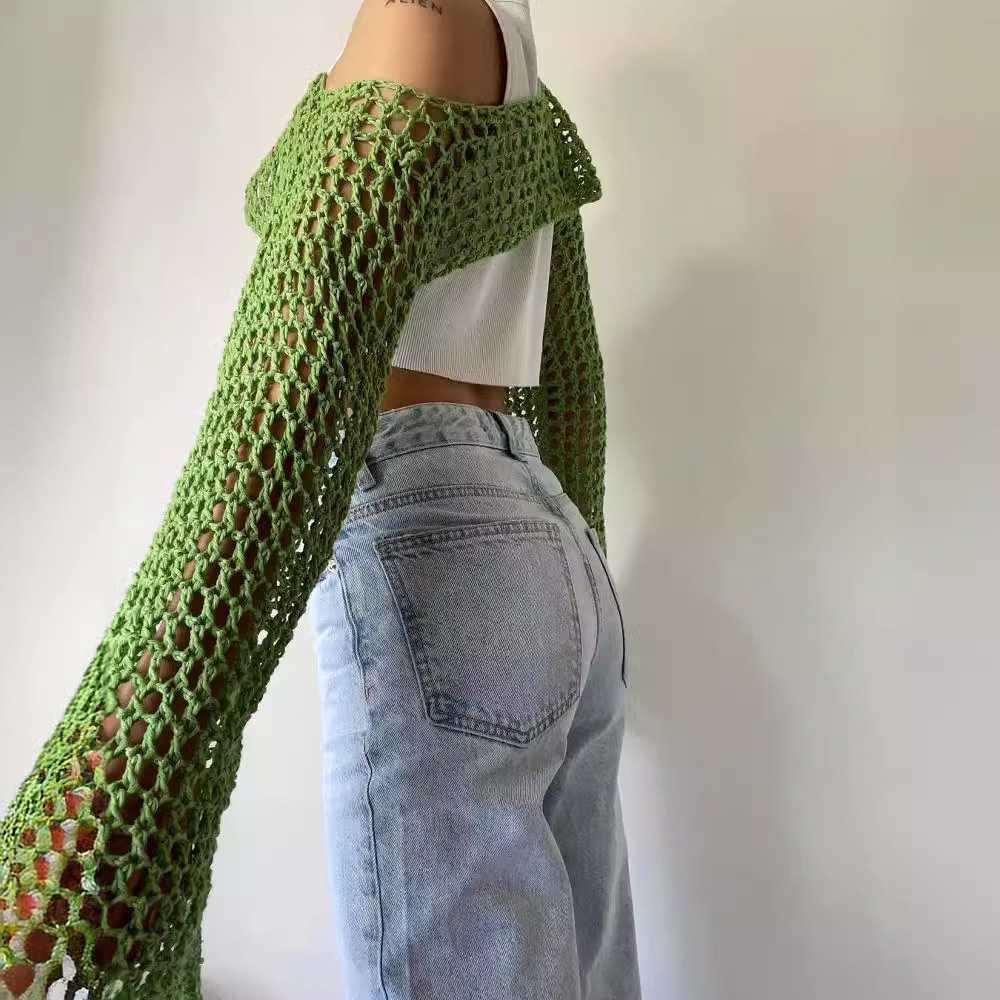 Top corto all'uncinetto a mani - Mesh Top Layering recensione e prezzo