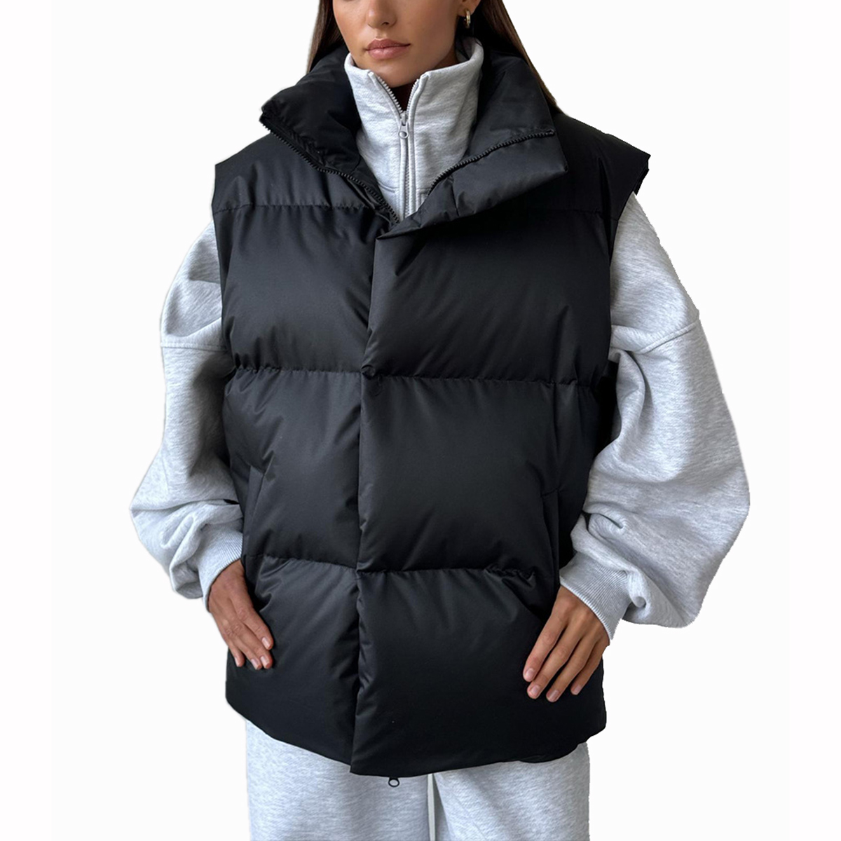 Capispalla da donna Gilet casu - Puffer Vest Padded recensione e prezzo