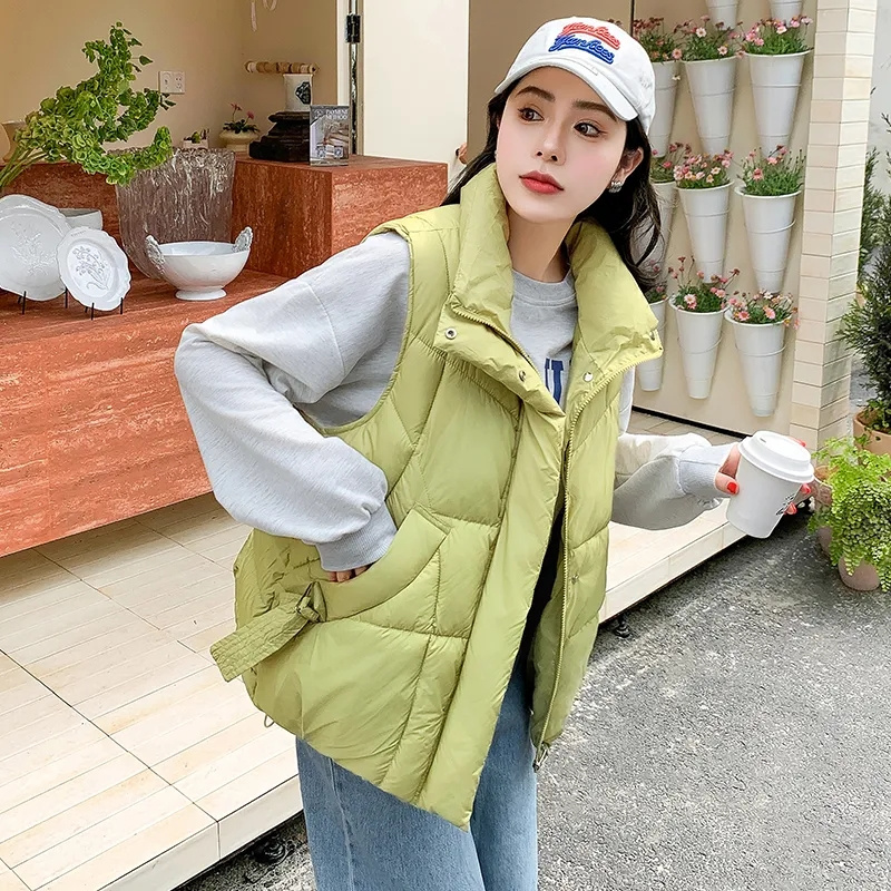 2024 nuove donne coreane inver - Puffer Vest Padded recensione e prezzo
