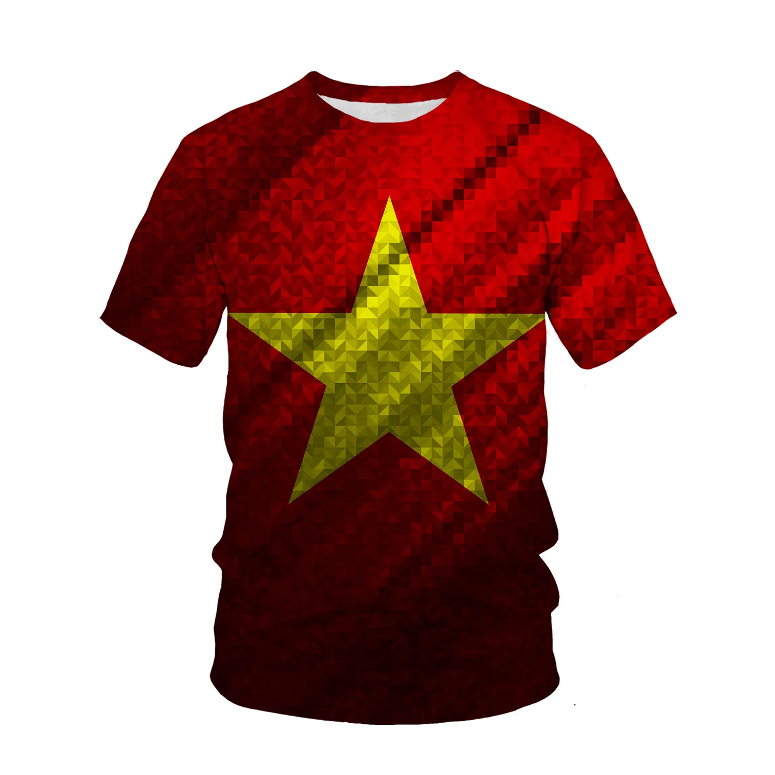 T-shirt con stampa 3D del moti - Street Fashion In Vietnam recensione e prezzo