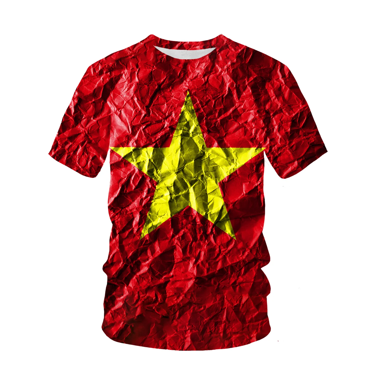 T-shirt con stampa 3D del moti - Street Fashion In Vietnam recensione e prezzo